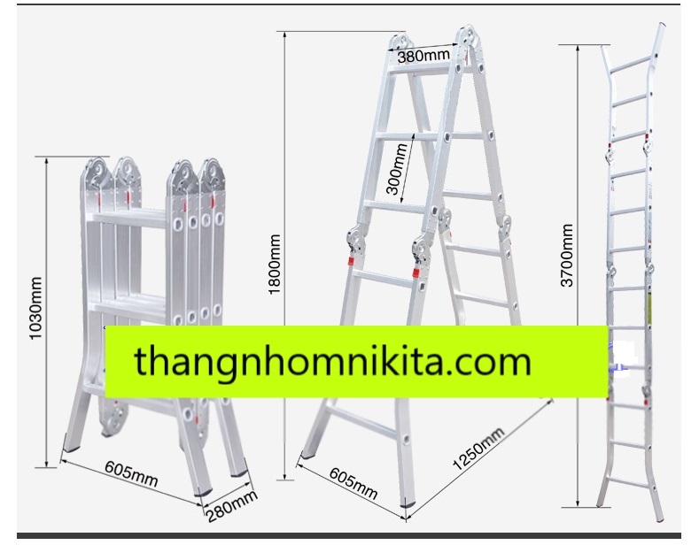 thang nh&ocirc;m gấp TGA37